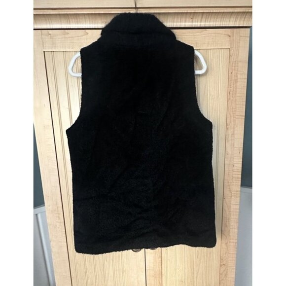 Eileen Fisher Suri Alpaca Vest Black button front size XS - Picture 4 of 9